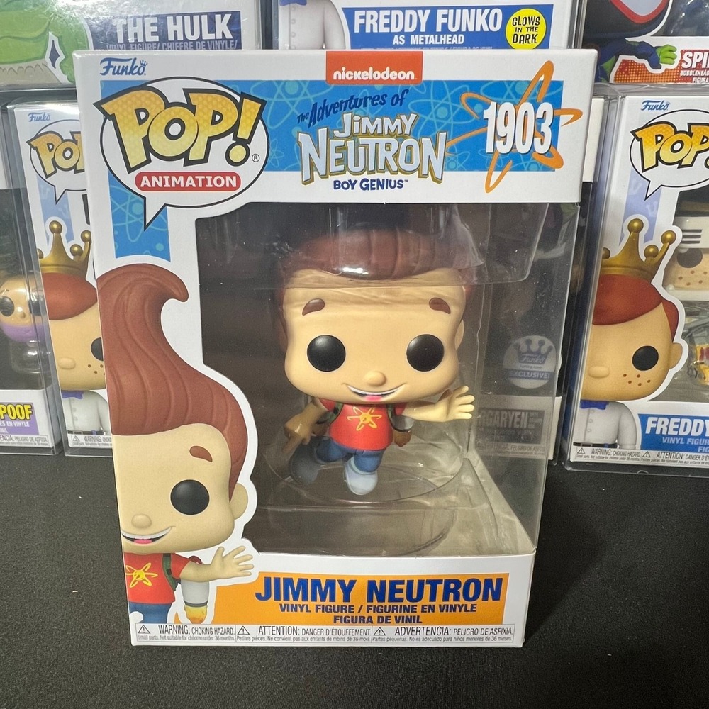 Funko Pop Animation Jimmy Neutron 1903 Boy Genius Nickelodeon Vinyl Figure
